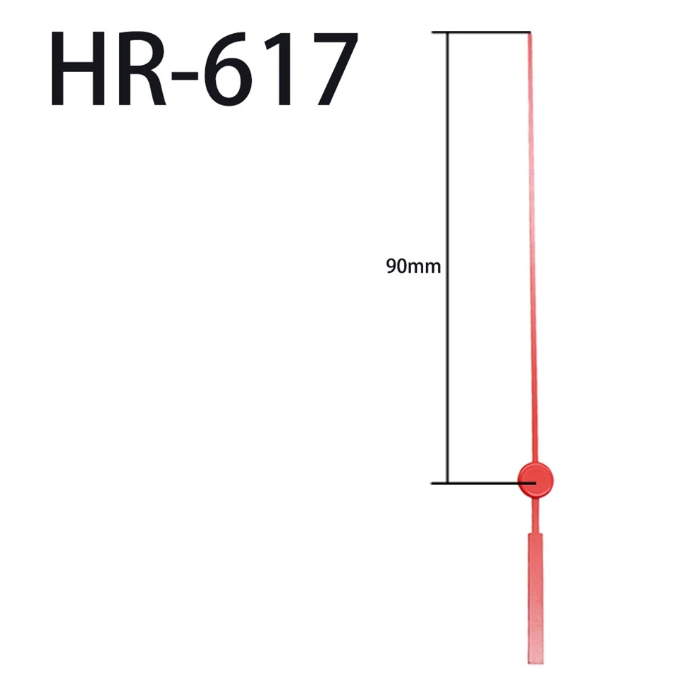 เข็มนาฬิกา HR-617 วินาทีสีแดง