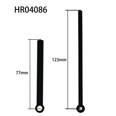 นาฬิกาเข็ม HR04086 สีดำ เข็มชั่วโมงและนาที